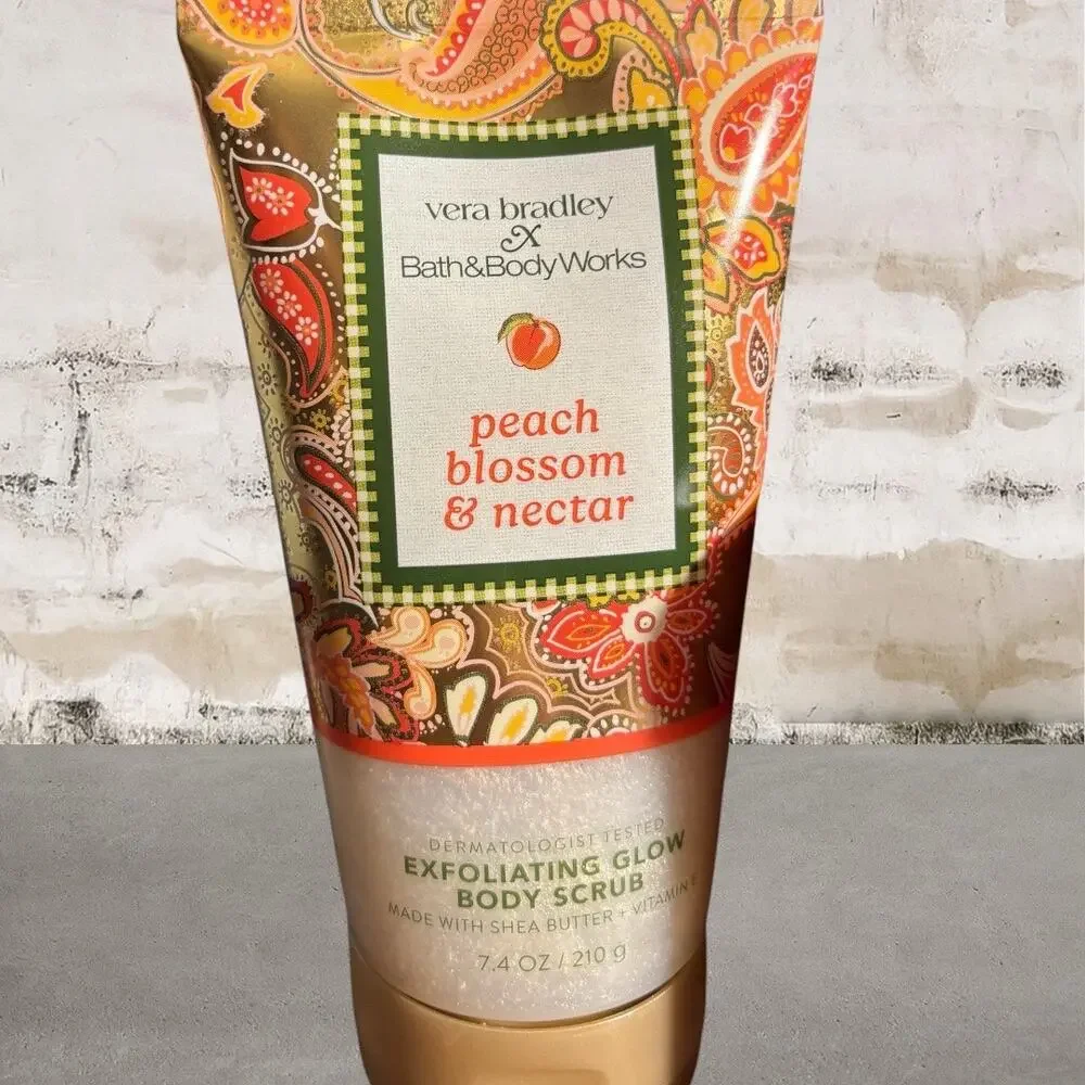 Vera Bradley x Bath & Body Works Peach Blossom & Nectar Bundle Set NEW